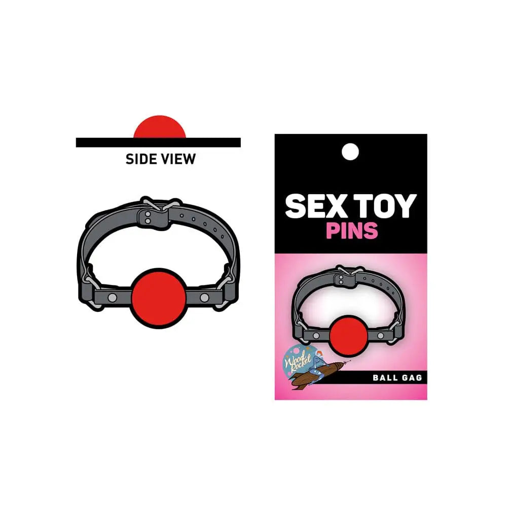 Red Ball Gag Enamel Pin - Rolik®