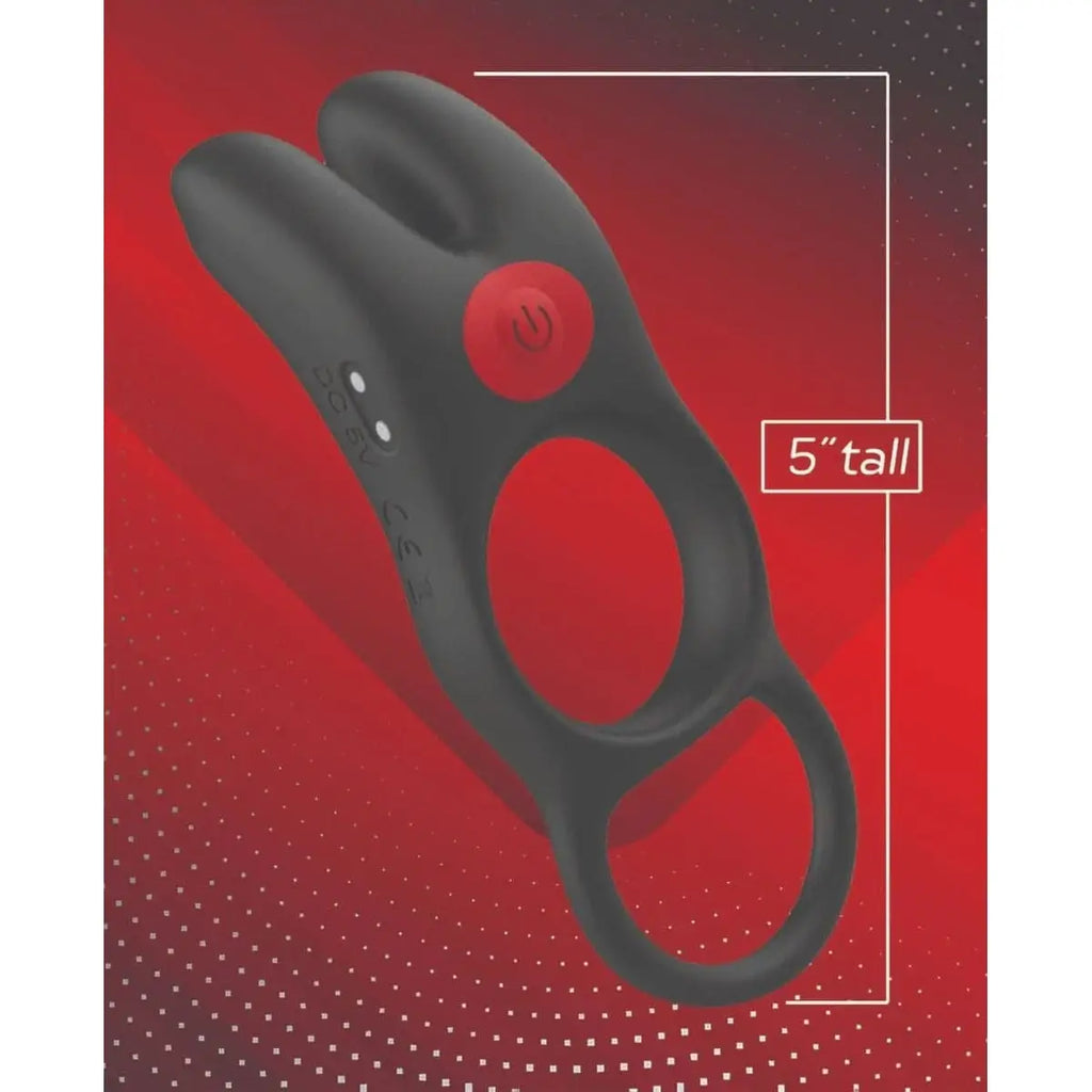 Red Dot Vibrating C - Ring v1 with Remote - Rolik®