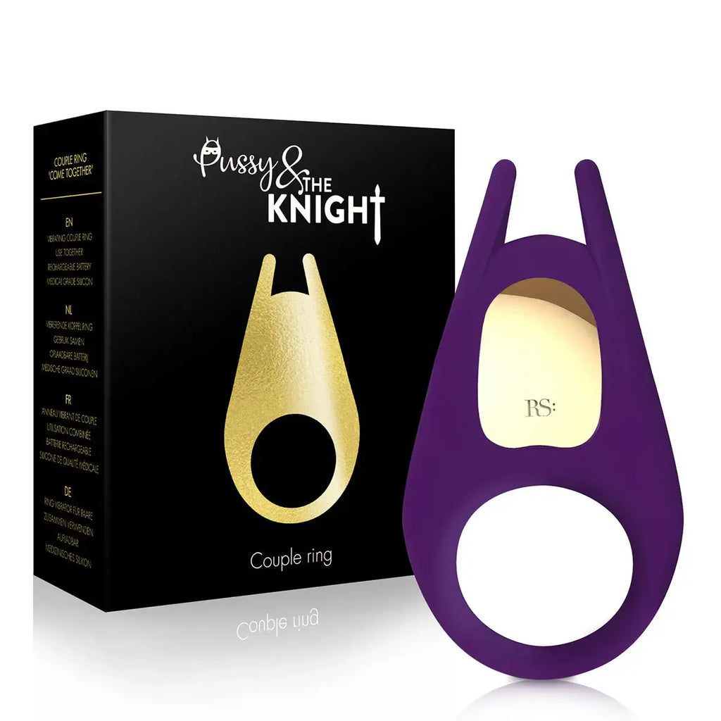 Rianne S Pussy & Knight Vibrating C - Ring - Purple - C-Ring