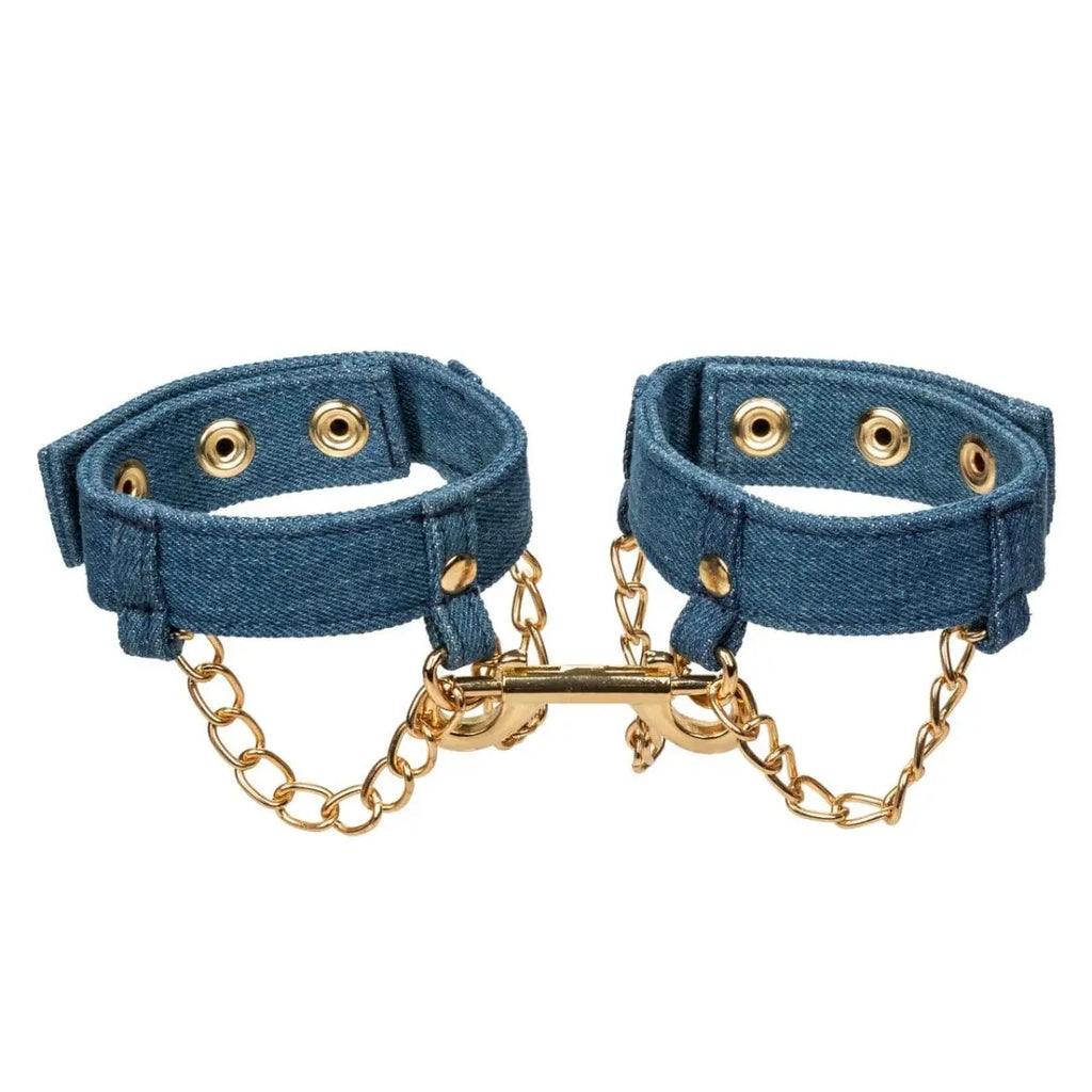 Ride 'em™ Premium Denim Collection Ankle Cuffs - Rolik®