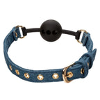 Ride 'em™ Premium Denim Collection Ball Gag - Rolik®