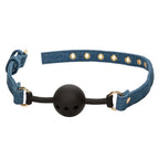 Ride 'em™ Premium Denim Collection Ball Gag - Rolik®