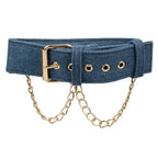 Ride 'em™ Premium Denim Collection Collar with Leash - Rolik®