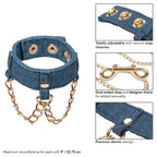 Ride 'em™ Premium Denim Collection Wrist Cuffs - Rolik®