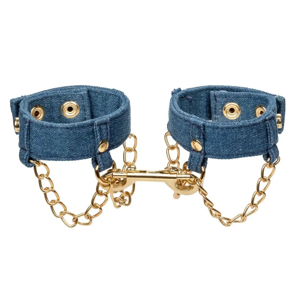 Ride 'em™ Premium Denim Collection Wrist Cuffs - Rolik®