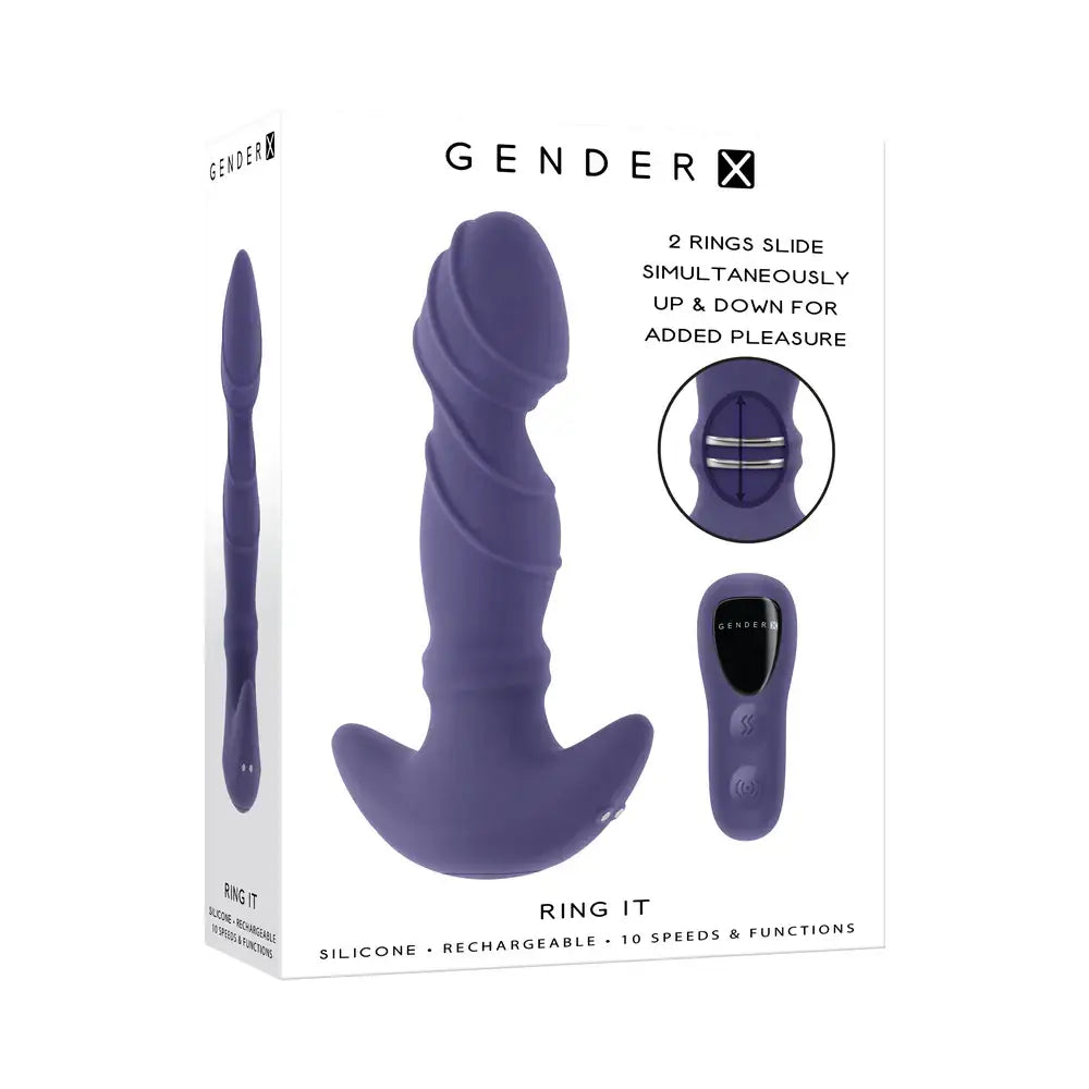 Gender X Ring It Remote Anal Vibrator - Rolik®