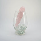 Ripplea Rose Quartz Wand / 7’’ Dildo