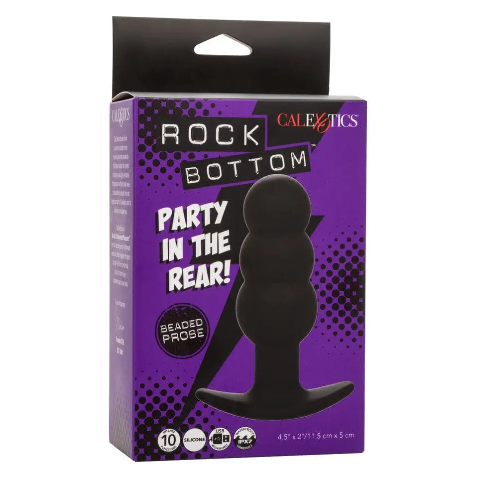 Rock Bottom™ Beaded Vibrating Probe - Rolik®