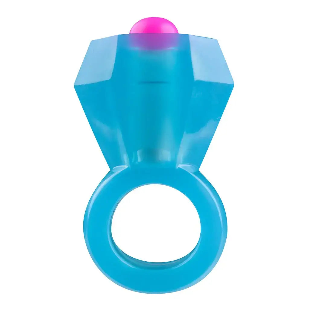 Rock Candy Toys® Bling Pop™ Vibrating C - Ring - Blue - C-Ring