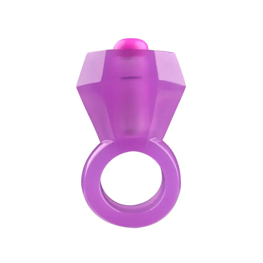 Rock Candy Toys® Bling Pop™ Vibrating C - Ring - Purple - C-Ring