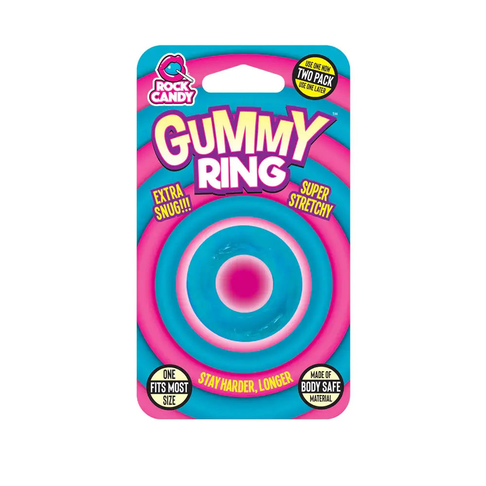 Rock Candy Toys® Gummy Ring C - 2 - Pack - Blue - C-Ring