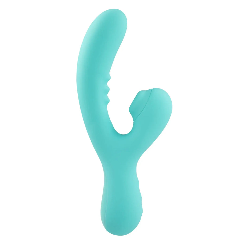 Rock Candy Toys® Refined Sugarotic Dual Stimulator Vibrator - Turquoise
