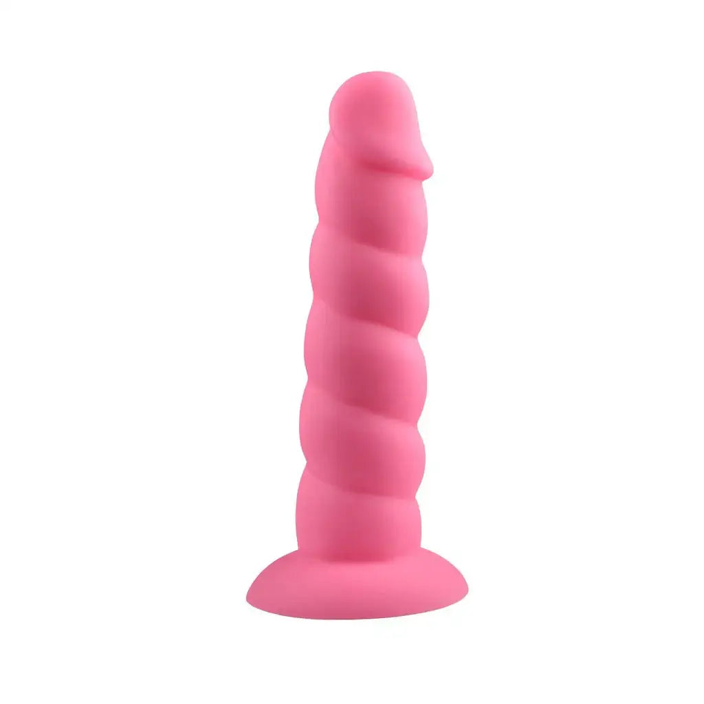 Rock Candy Toys® Sugar Daddy® 8’’ Silicone Dildo - Pink