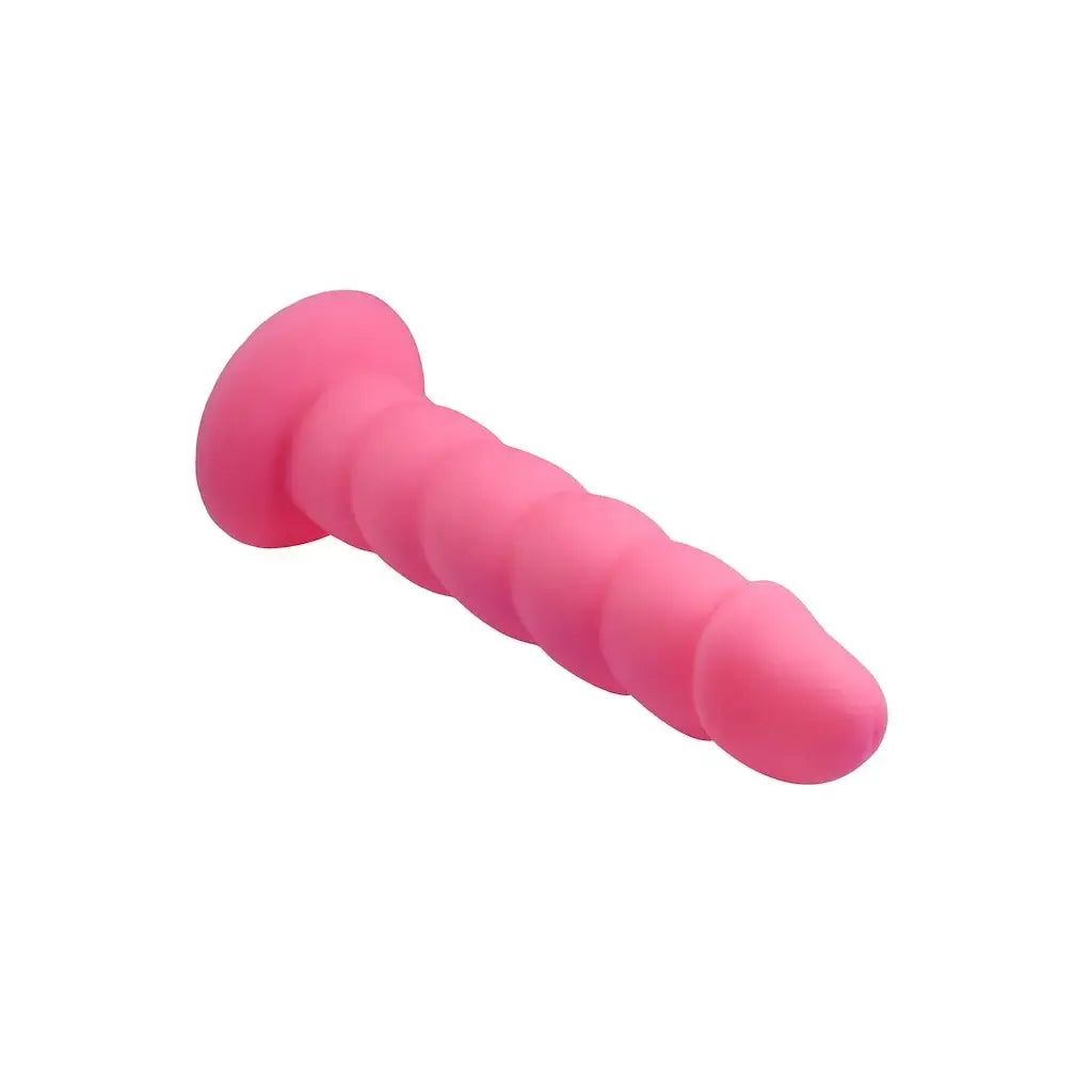 Rock Candy Toys® Toys Sugar Daddy 7’’ Silicone Dildo with Suction Cup Hot Pink