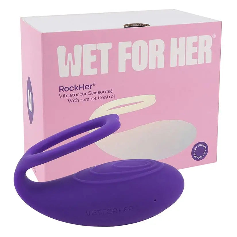 RockHer® 2.0 Mini Scissoring Vibrator with Remote Control Purple - Rolik®