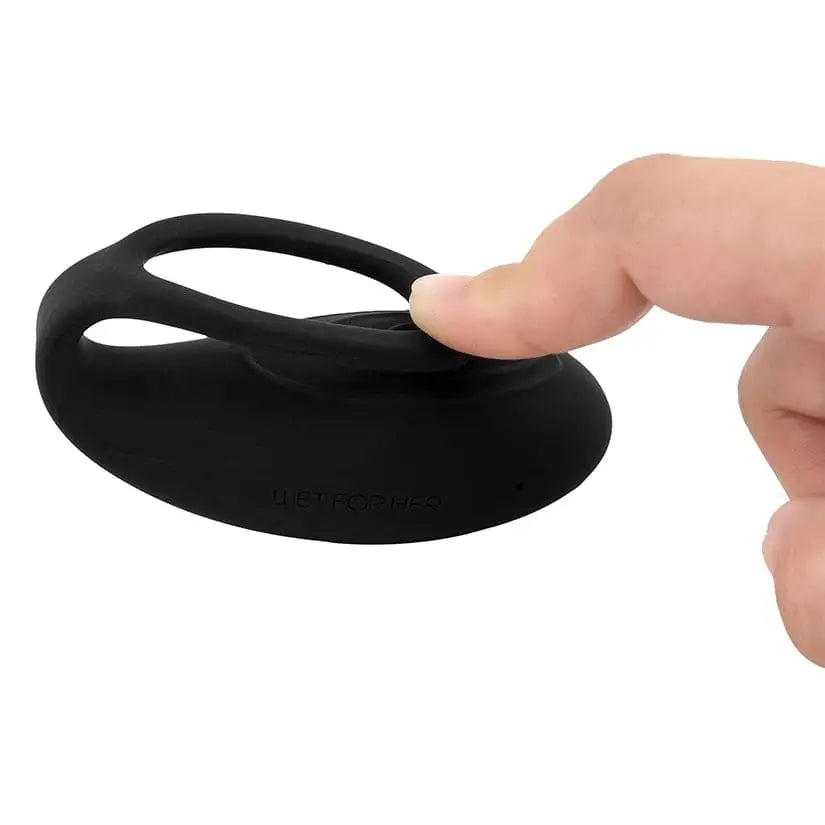 RockHer® 2.0 Mini Scissoring Vibrator with Remote Control Black - Rolik®