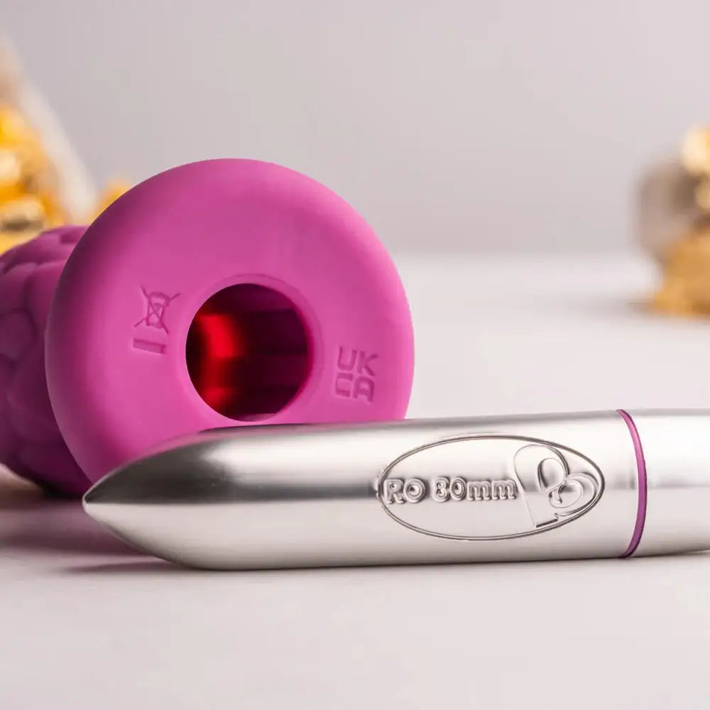 Rocks - Off® Ass - Berries Raspberry Vibrating Butt Plug - Purple