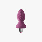Rocks-Off® Rocks-Off Ass-Berries Raspberry Vibrating Butt Plug Purple