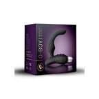 O Boy Silicone Prostate and Perineum Stimulator - Black - Anal Probe