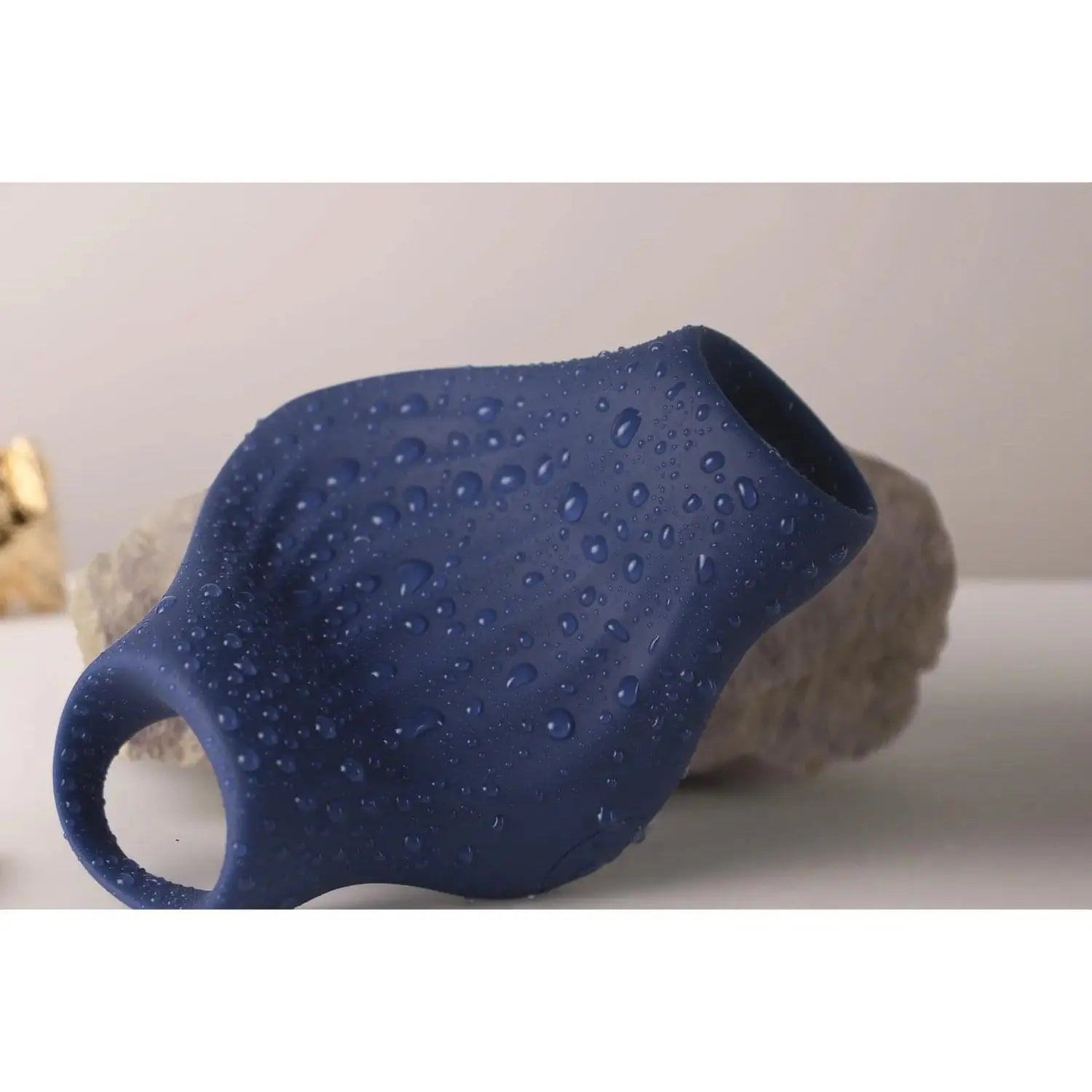 Rocks-Off® Palm Vibrating Masturbator Navy Blue - Rolik®