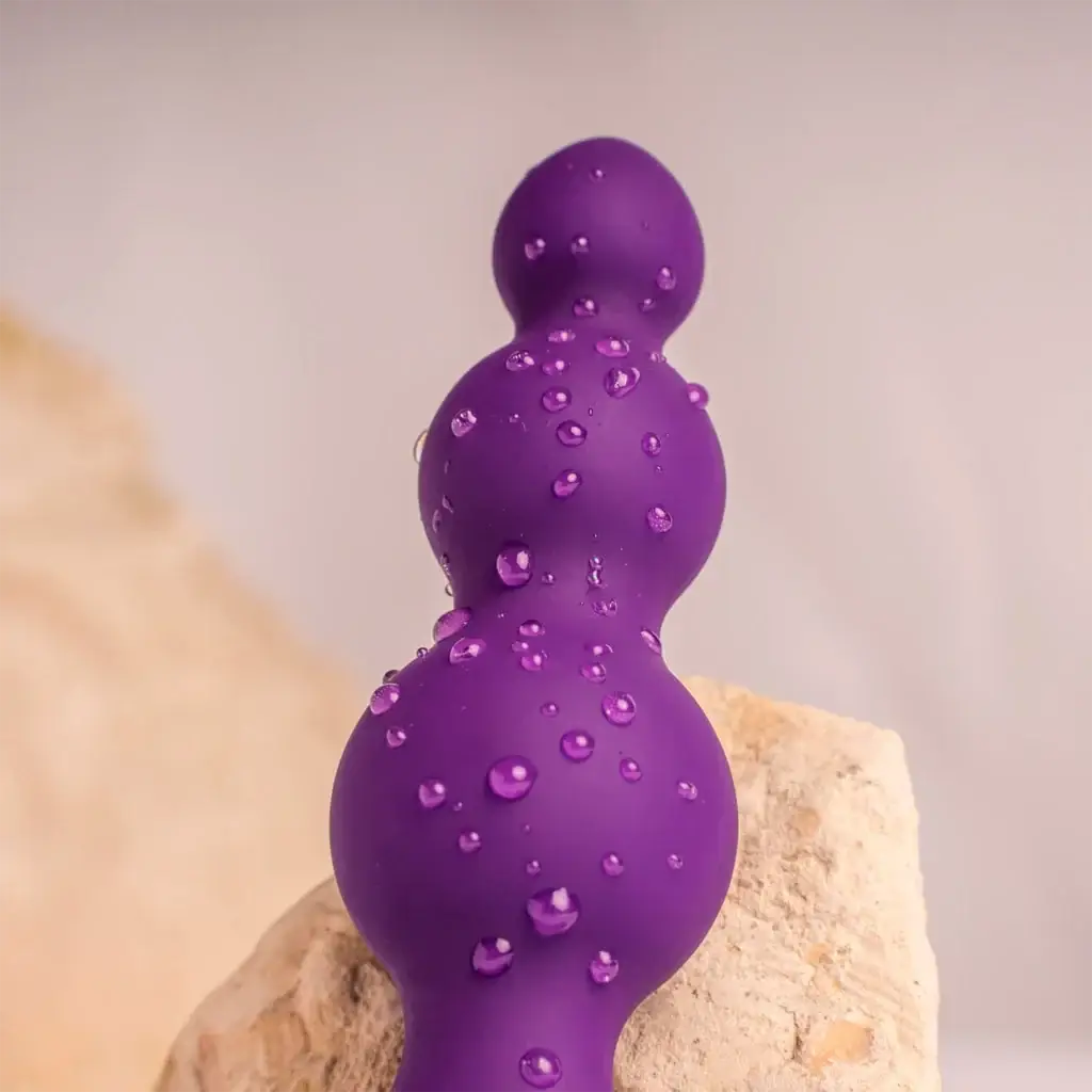 Rocks-Off® Rocks-Off Petite Sensations Bubbles Vibrating Butt Plug Purple