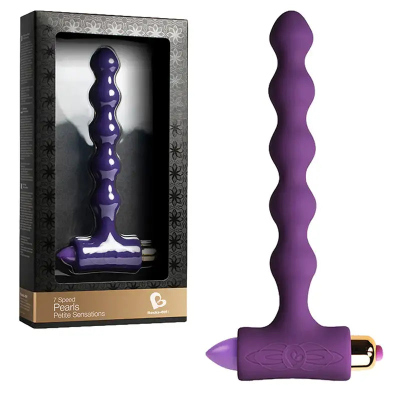 Rocks - Off® Petite Sensations Pearls String Vibrating Anal Beads - Purple
