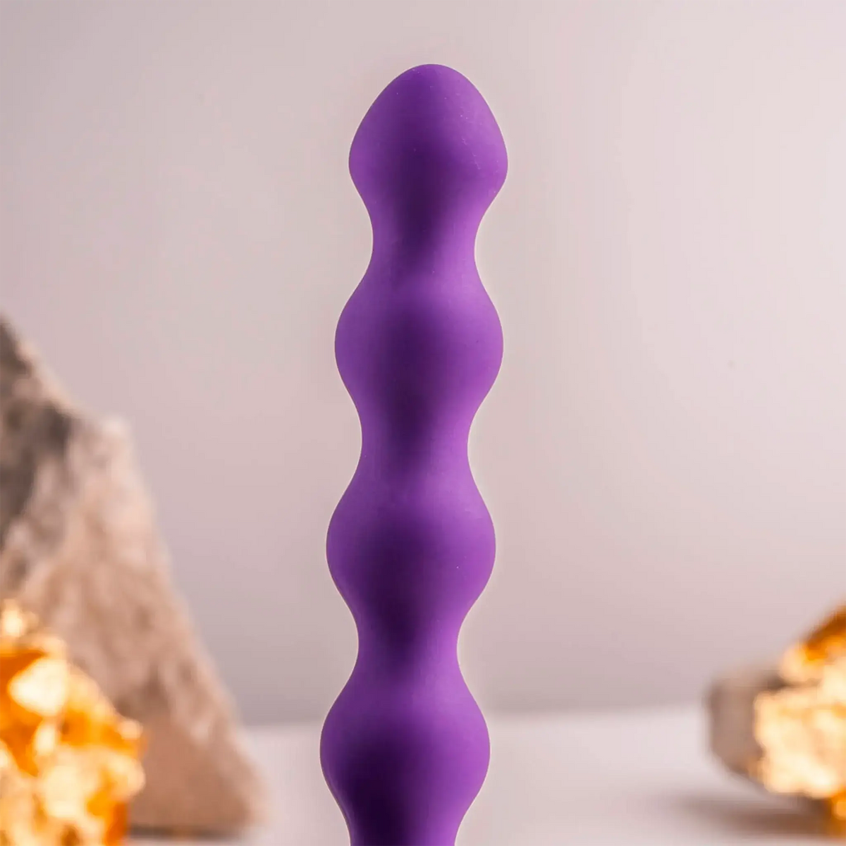 Rocks-Off® Rocks-Off Petite Sensations Pearls Vibrating Anal Beads Purple