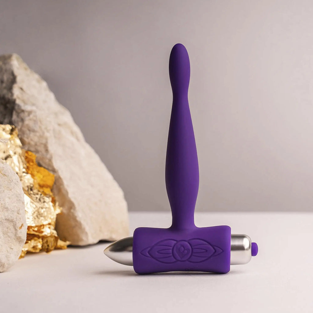 Rocks-Off® Rocks-Off Petite Sensations Teazer – 7-Speed Vibrating Butt Plug Purple