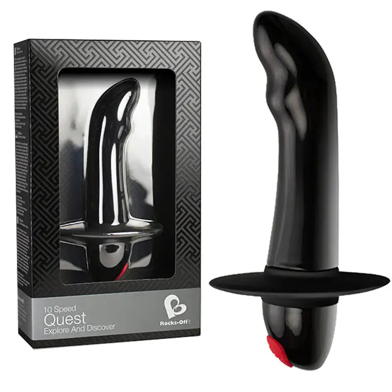 Rocks - Off® Quest Prostate Bullet Vibrator - Black - Anal Probe