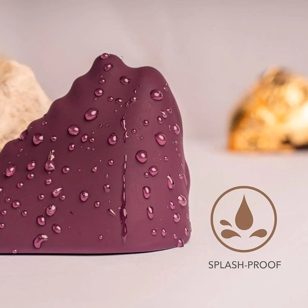 Rocks-Off® Rocks-Off Ruby Glow Portable Sit-On Vibrator Purple