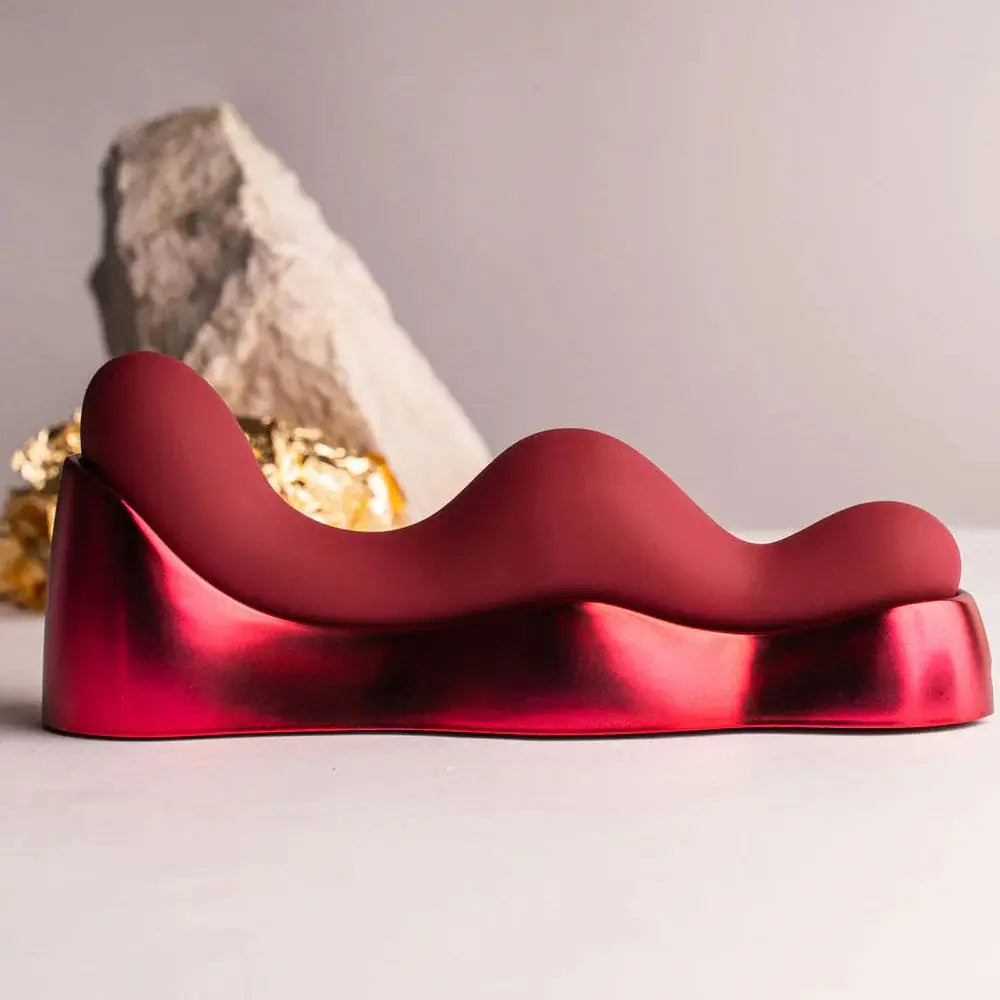 Rocks - Off® Ruby Glow Rosa Saddle Remote Vibrator - Rolik®