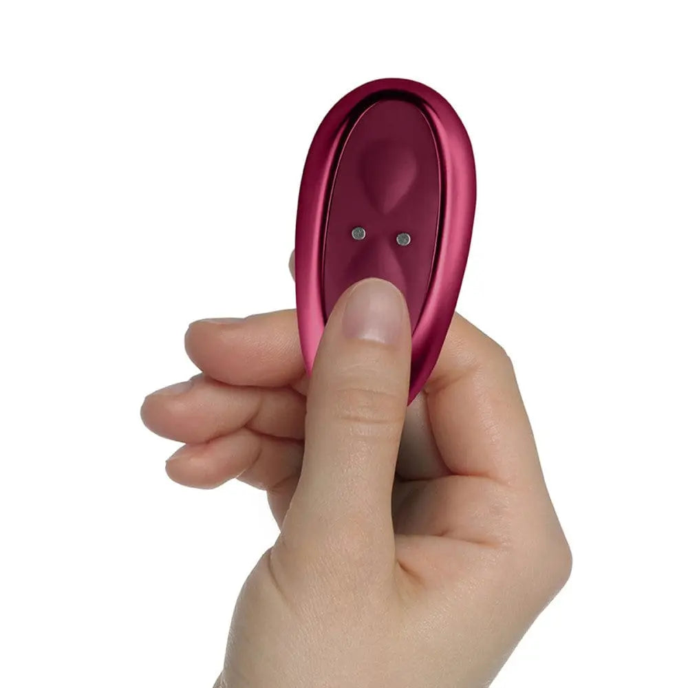 Rocks - Off® Ruby Glow Rosa Saddle Remote Vibrator - Rolik®