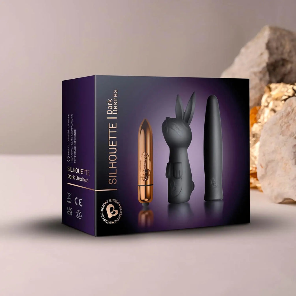 Rocks - Off® Silhouette Dark Desires Bullet Vibrator Kit - Black