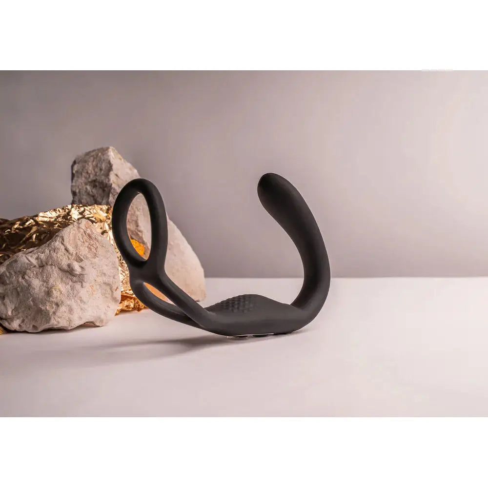 Rocks-Off® Rocks-Off The Vibe C-Ring & Anal Stimulator Black