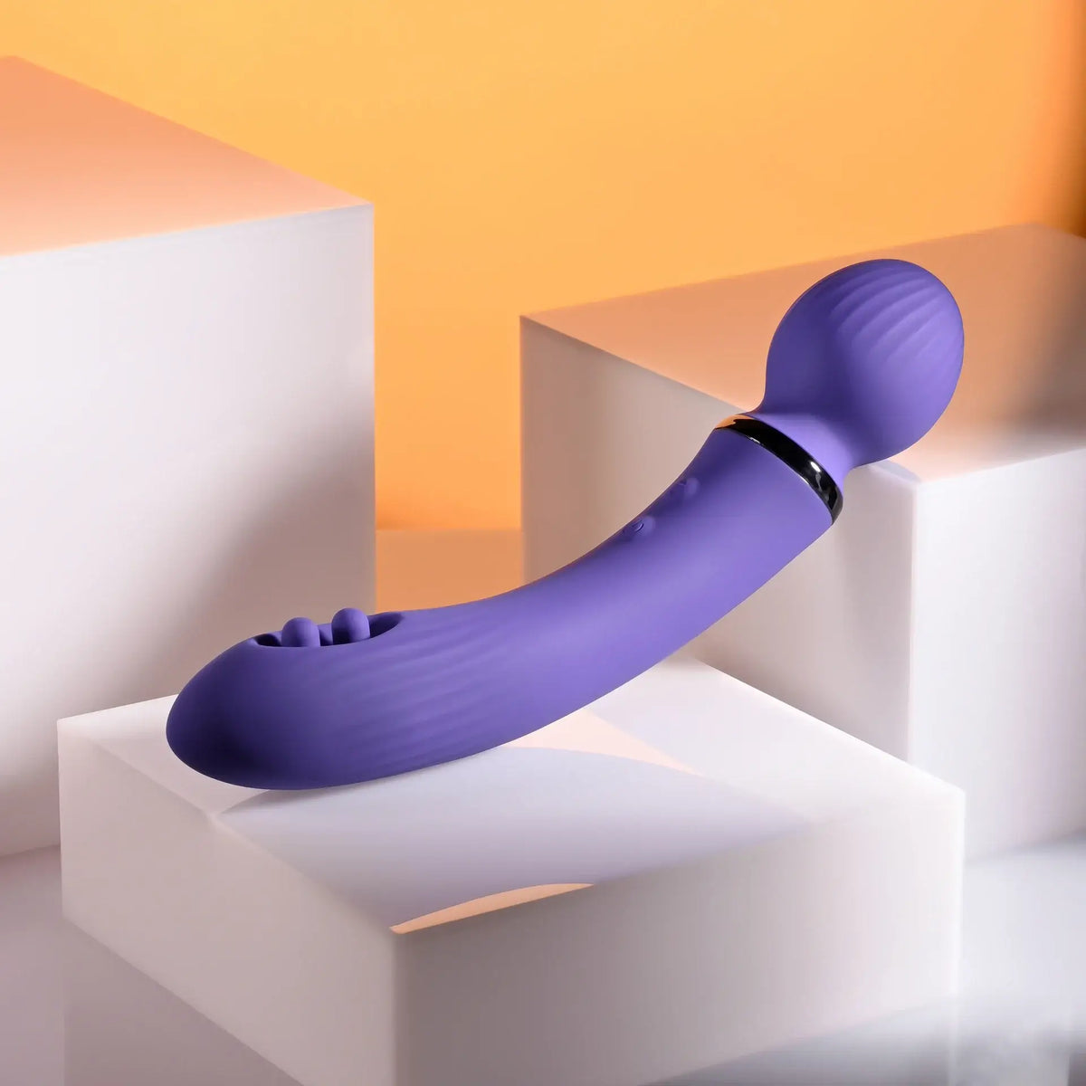 Rolik® Evolved Shiver Rechargeable Dual-Ended Vibrator Purple