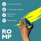 ROMP™ Bass Vibrating Anal Plug – Waterproof Rechargeable Silicone Teal