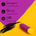 ROMP™ Beat Textured Bullet Vibrator – Waterproof Clitoral Stimulator Violet