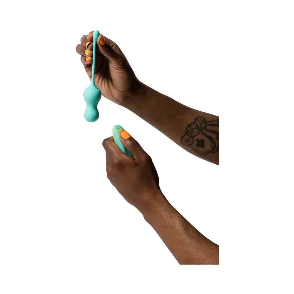 ROMP™ Cello Remote G - Spot Egg Vibrator - Aqua