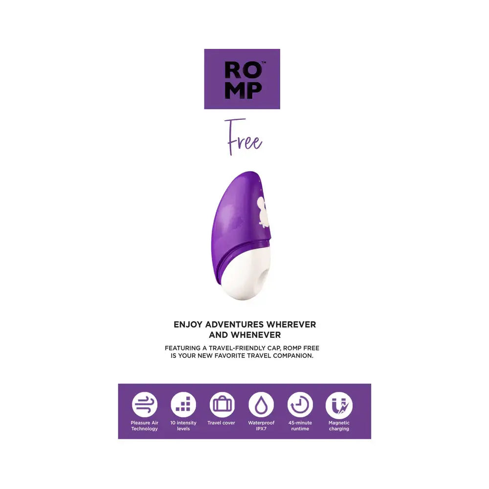 ROMP™ Free Clitoral Vibrator - Purple