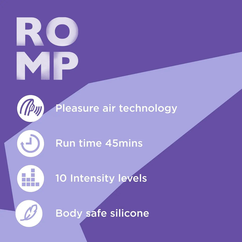 ROMP™ Free X Pleasure Air Clitoral Stimulator Purple