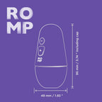 ROMP™ Free X Pleasure Air Clitoral Stimulator Purple