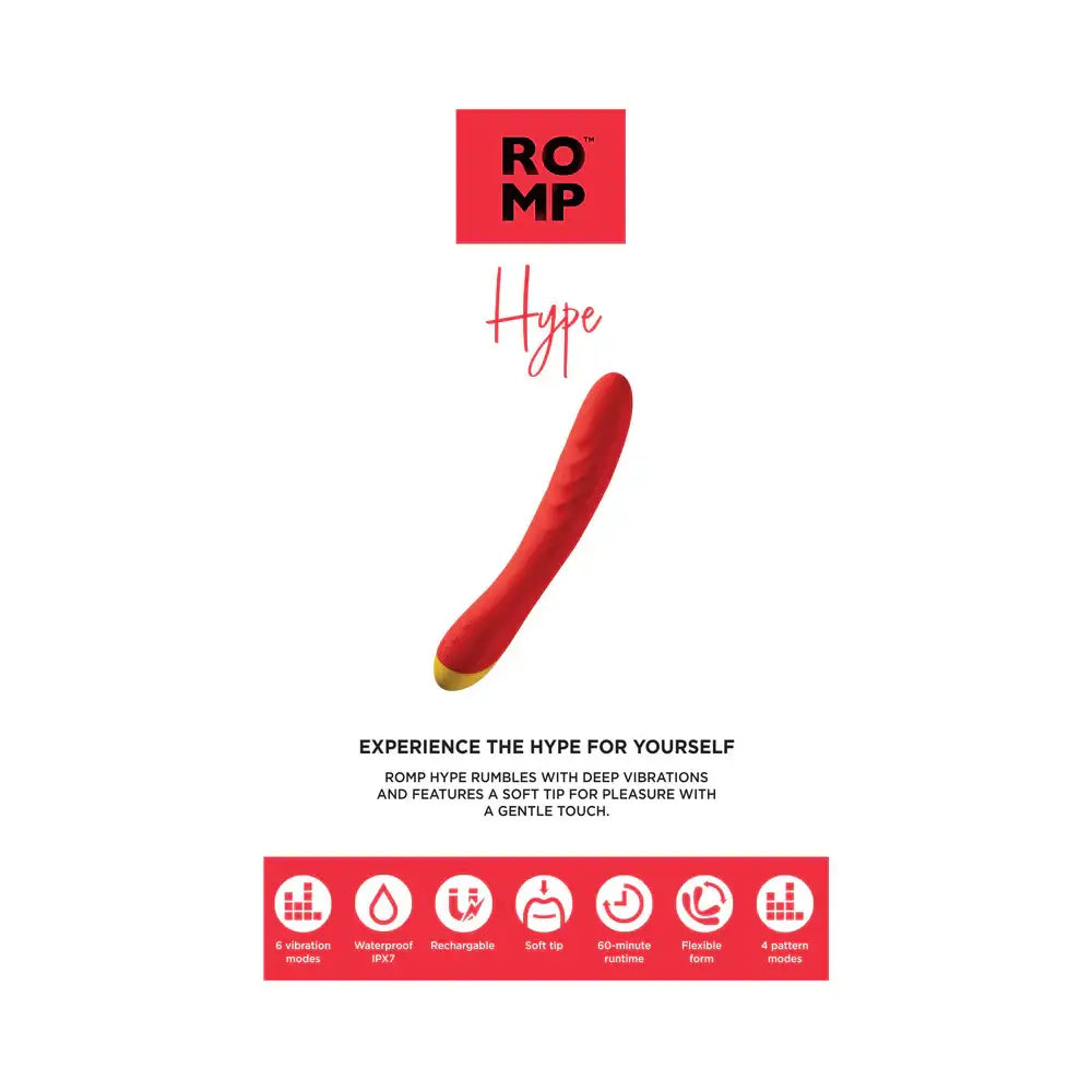 ROMP™ Hype G - Spot Vibrator - Red