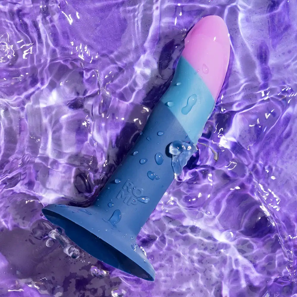 ROMP™ Piccolo Silicone Dildo - Blue