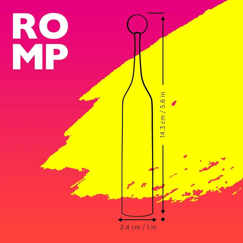 ROMP™ Pop Clitoral Vibrator with Dual Interchangeable Heads Red