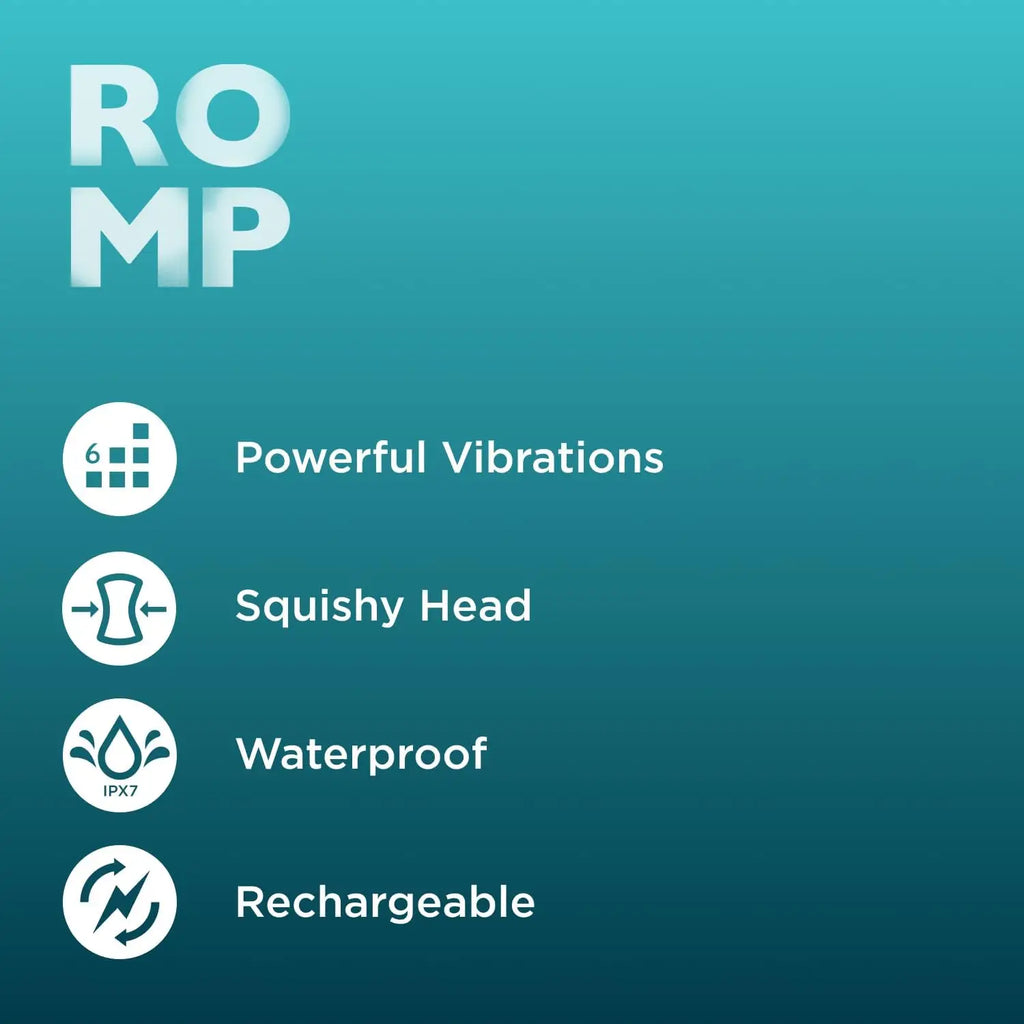 ROMP™ Presto Wand Massager - Rechargeable Body Teal