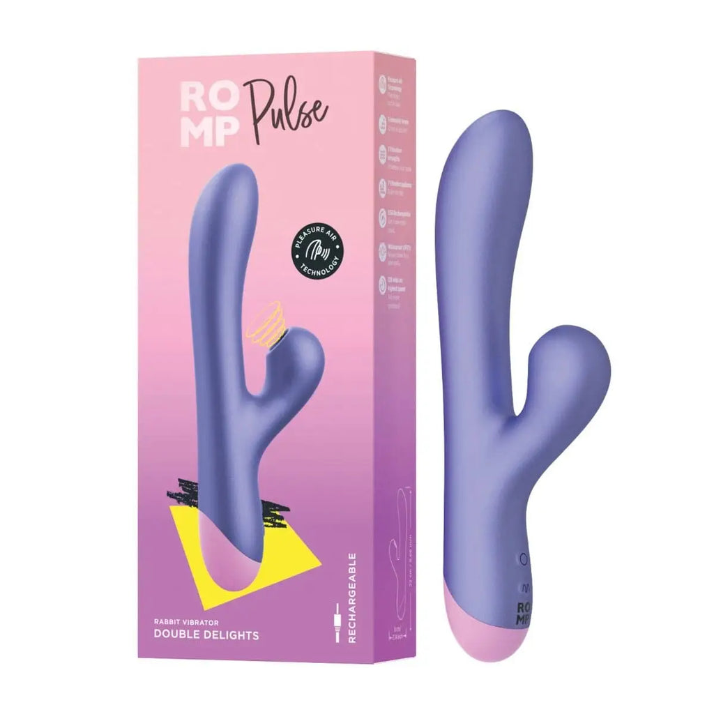 ROMP™ Pulse Rabbit Vibrator with Pleasure Air Technology - Rolik®