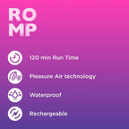 ROMP™ Pulse Rabbit Vibrator with Pleasure Air Technology Purple
