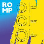 ROMP™ Remix Trio C-Ring 3-Piece Set - Ultra-Flexible Silicone Purple