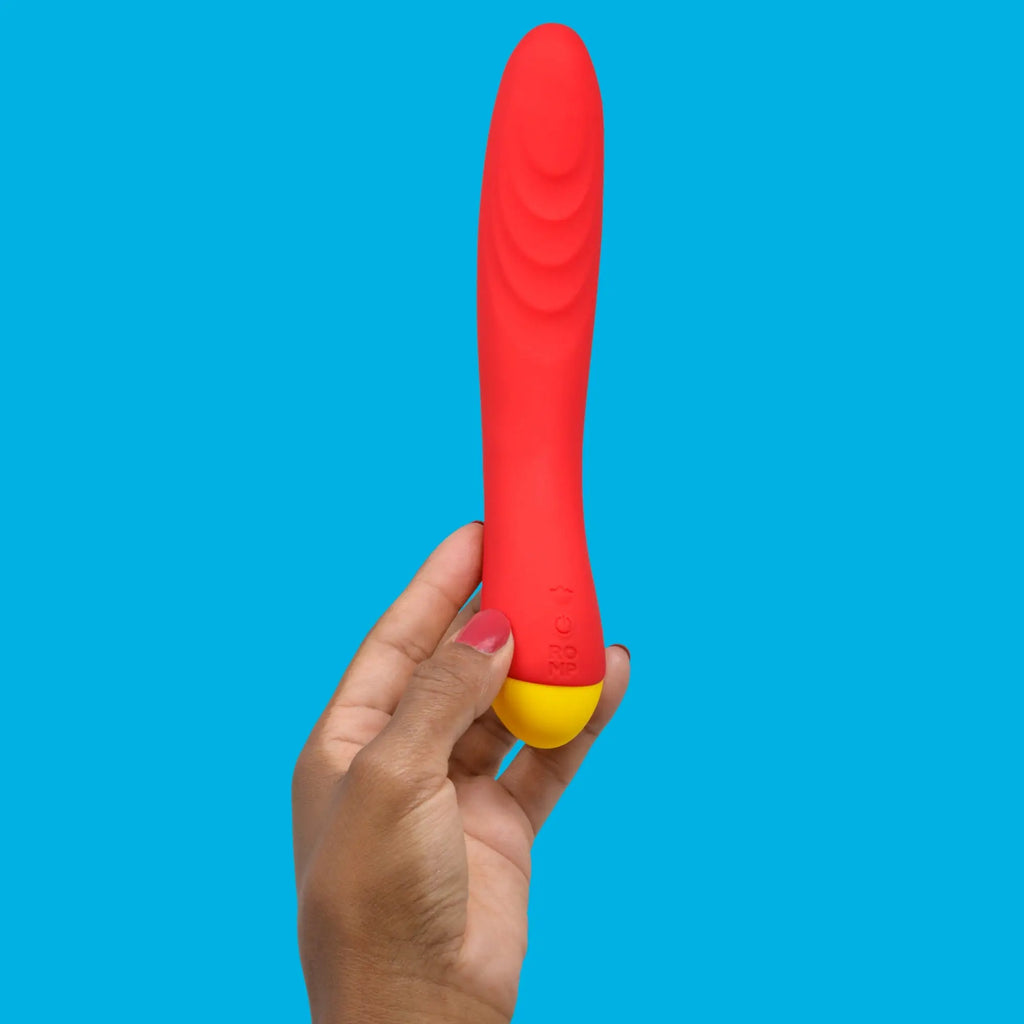 ROMP™ ROMP Hype Rechargeable Silicone G-Spot Vibrator Red