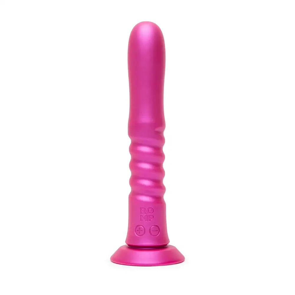 ROMP™ ROMP Jiggle Thrusting Vibrator – Hands-Free Suction Cup Electric Pink
